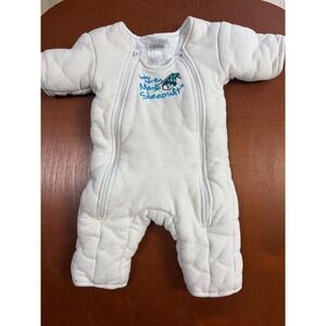 Baby Merlin's Magic Sleepsuit Cream Cotton sleep sack Transition Small 3-6 Month